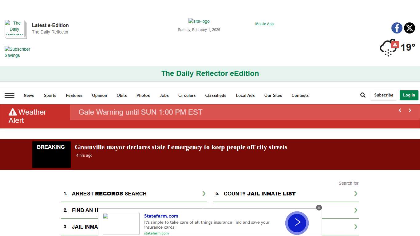 Jail Bookings reflector.com